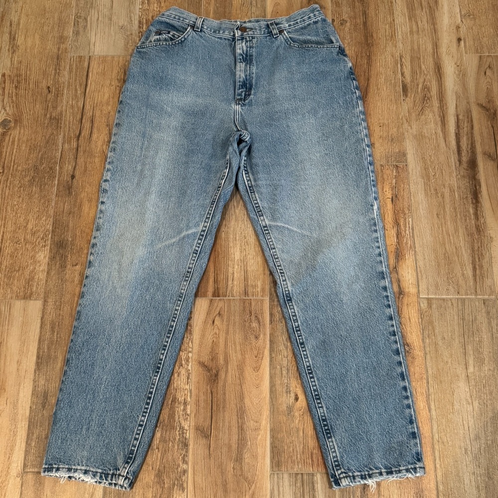 Vintage Lee Mom Jeans Womens Denim Blue Jeans 31" Waist 30" Inseam